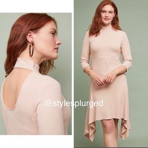 NWT ANTHRO⭐️Top Rated⭐️Ribbed turtleneck dress med